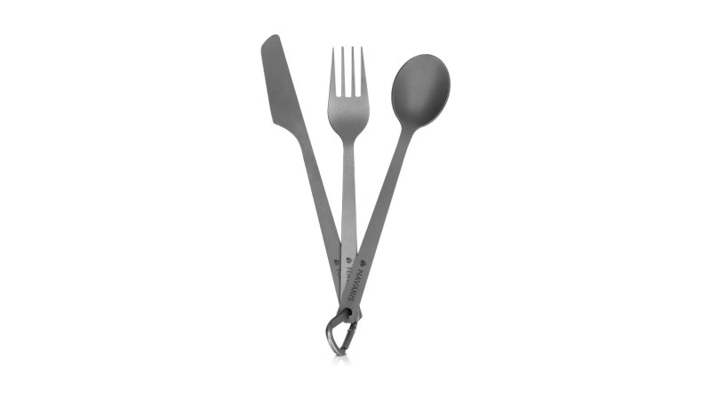  Navaris Titanium Camping Cutlery Set