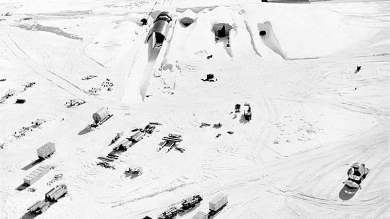 The Army once built an underground ice fortress during the Cold War