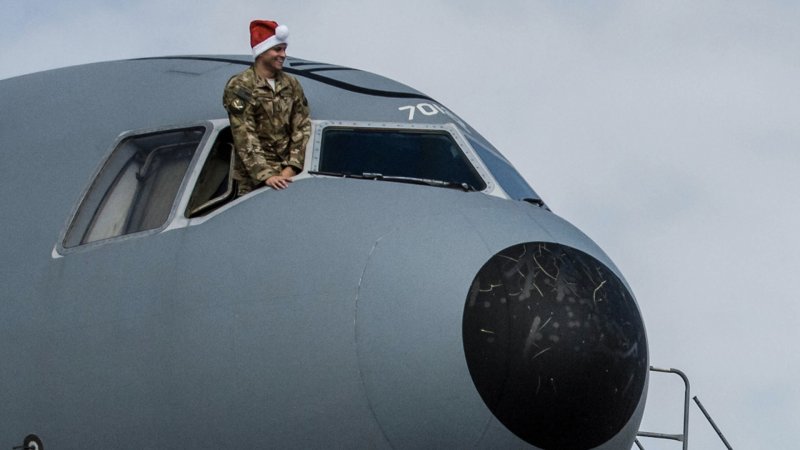 ‘We make it fun’ — Inside an Air Force Christmas at 30,000 feet over war-torn Iraq