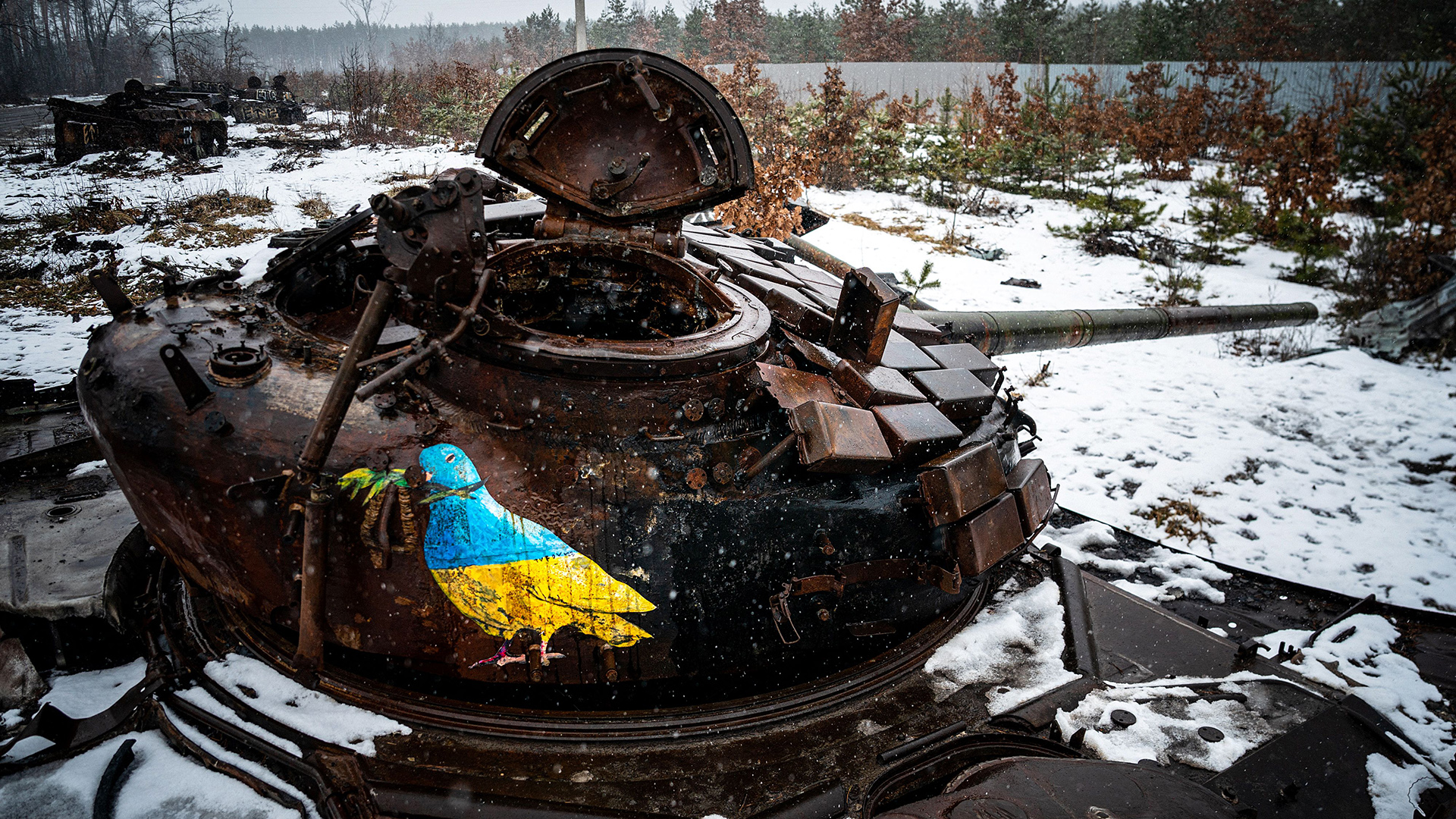 Destroyed Russian Tank