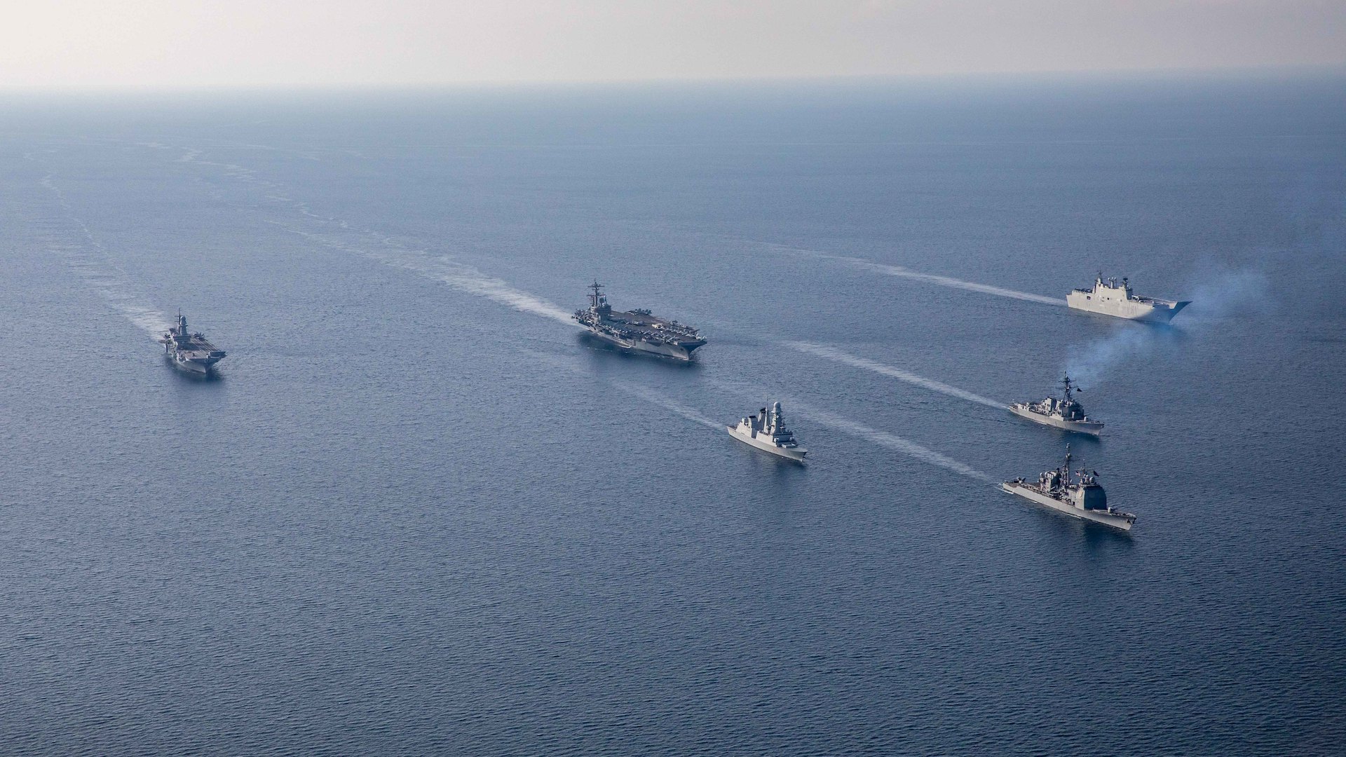 nato aircraft carrier operations mediterranean sea 2