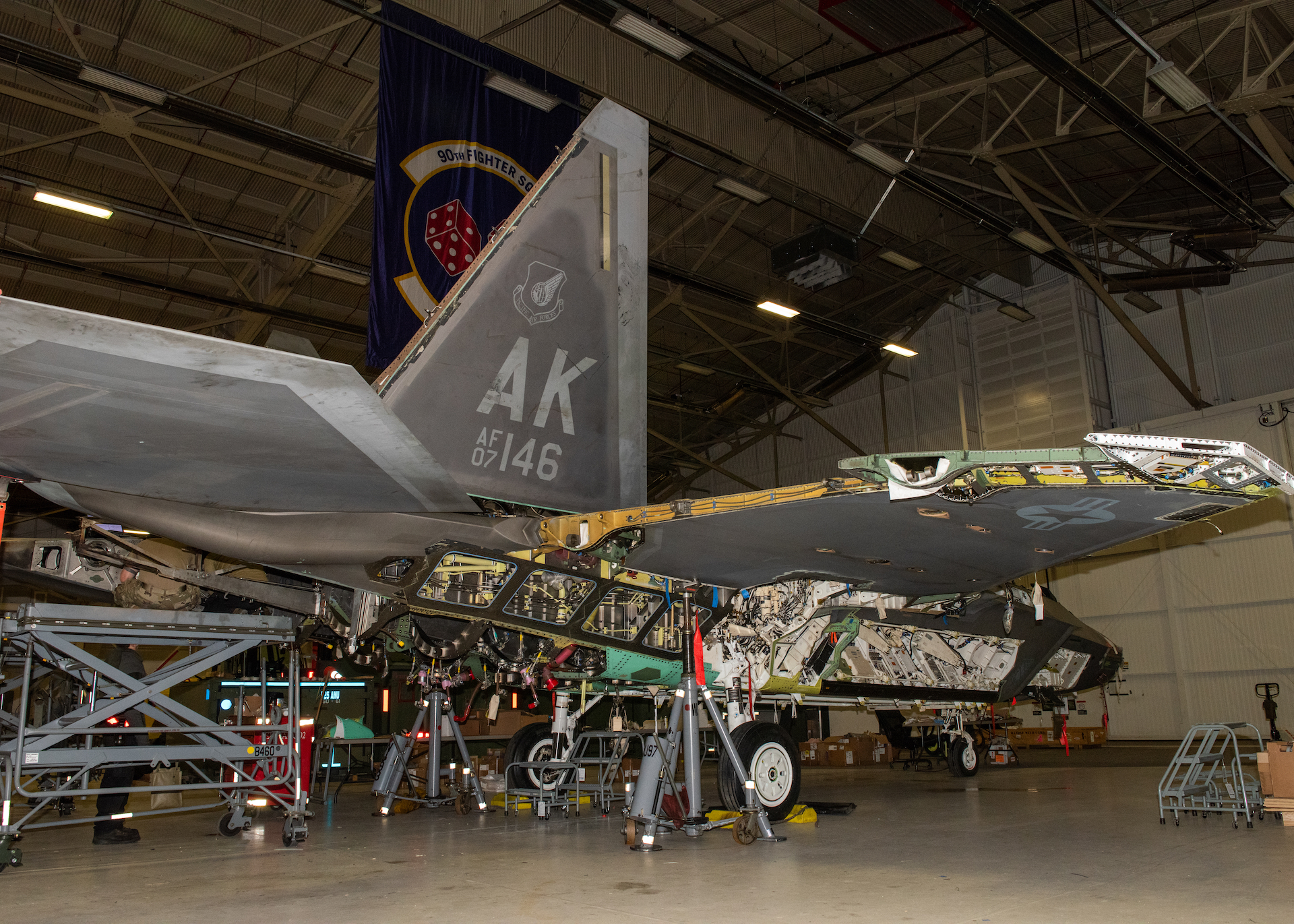 air force f-22 raptor rebuild Joint Base Elmendorf-Richardson