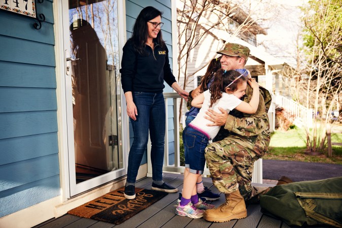 Soldier returns home