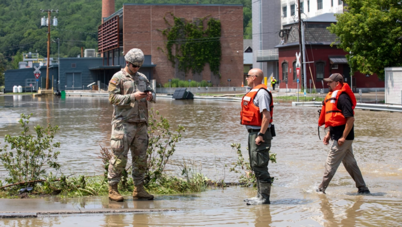 National Guard aiding in rescue, recovery after flooding in Vermont