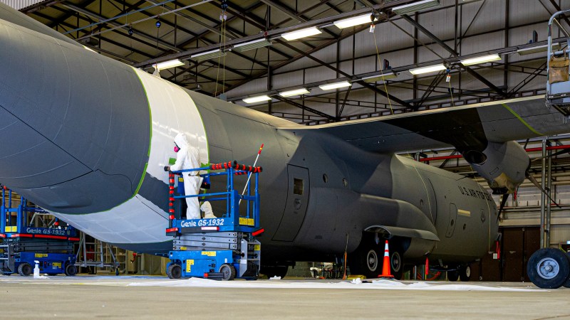 C-130s are getting World War II-style makeovers for next year’s D-Day anniversary