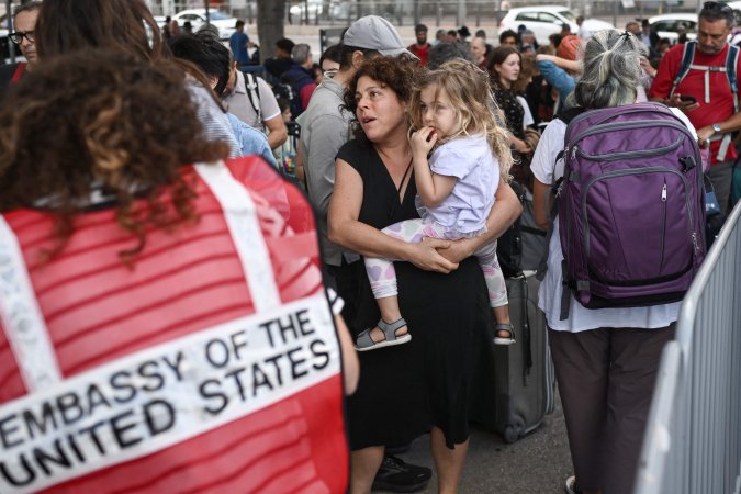 Israel port of Haifa american evacuation