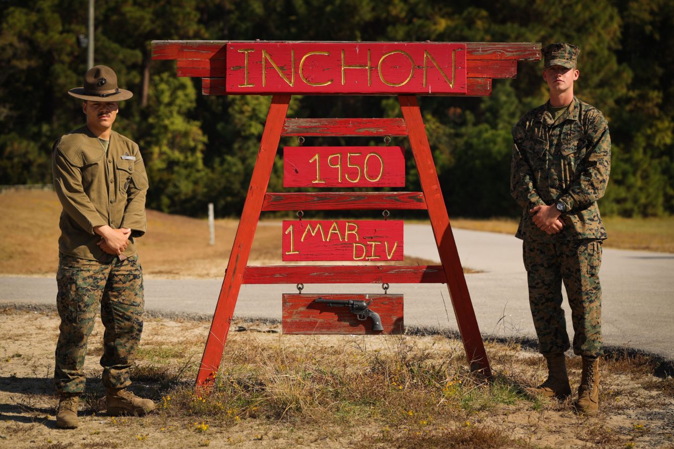 Marine shot a nearly perfect marksmanship score at Parris Island