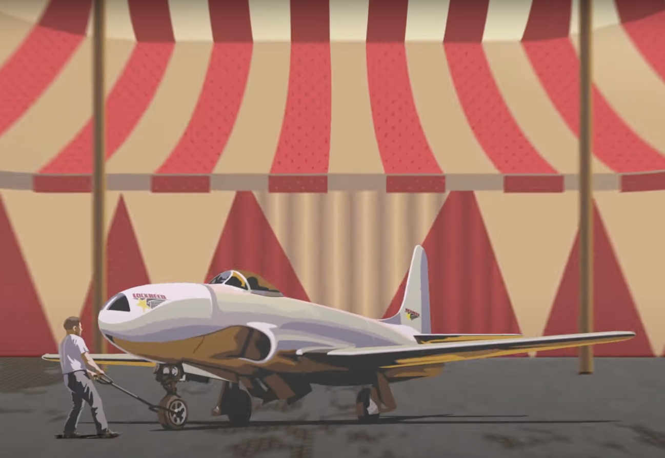 All the airplanes and easter eggs in an amazing Skunk Works video