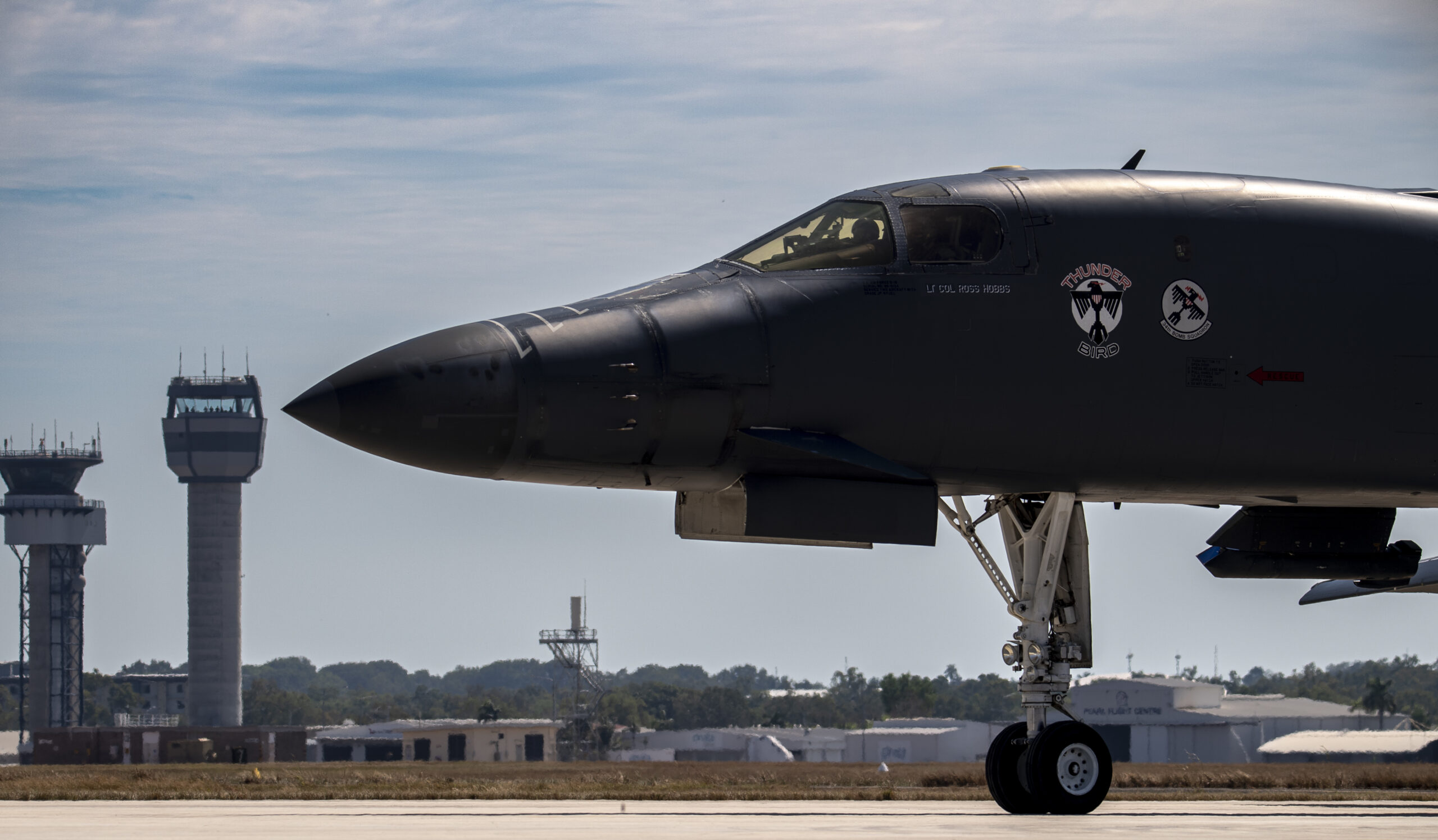 B-1B ejection seat crash