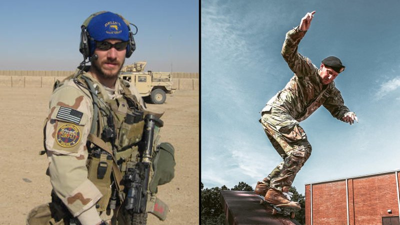 Sgt. 1st Class Adam Klakowicz is both a Green Beret and skateboarder.