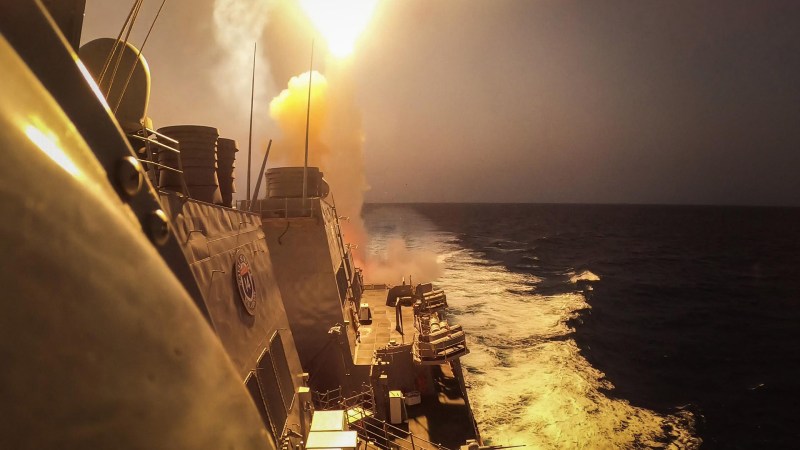 Navy rescues merchant crew in the Red Sea, bombs Houthi sites as attacks continue
