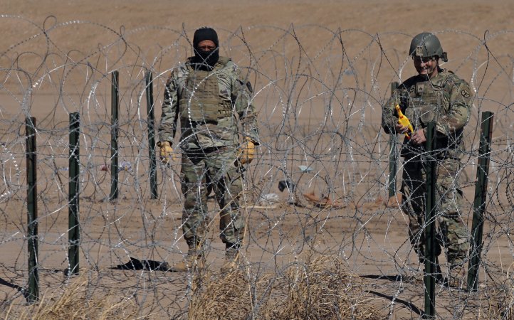 Texas is building an 80-acre forward operating base for the National Guard at the border