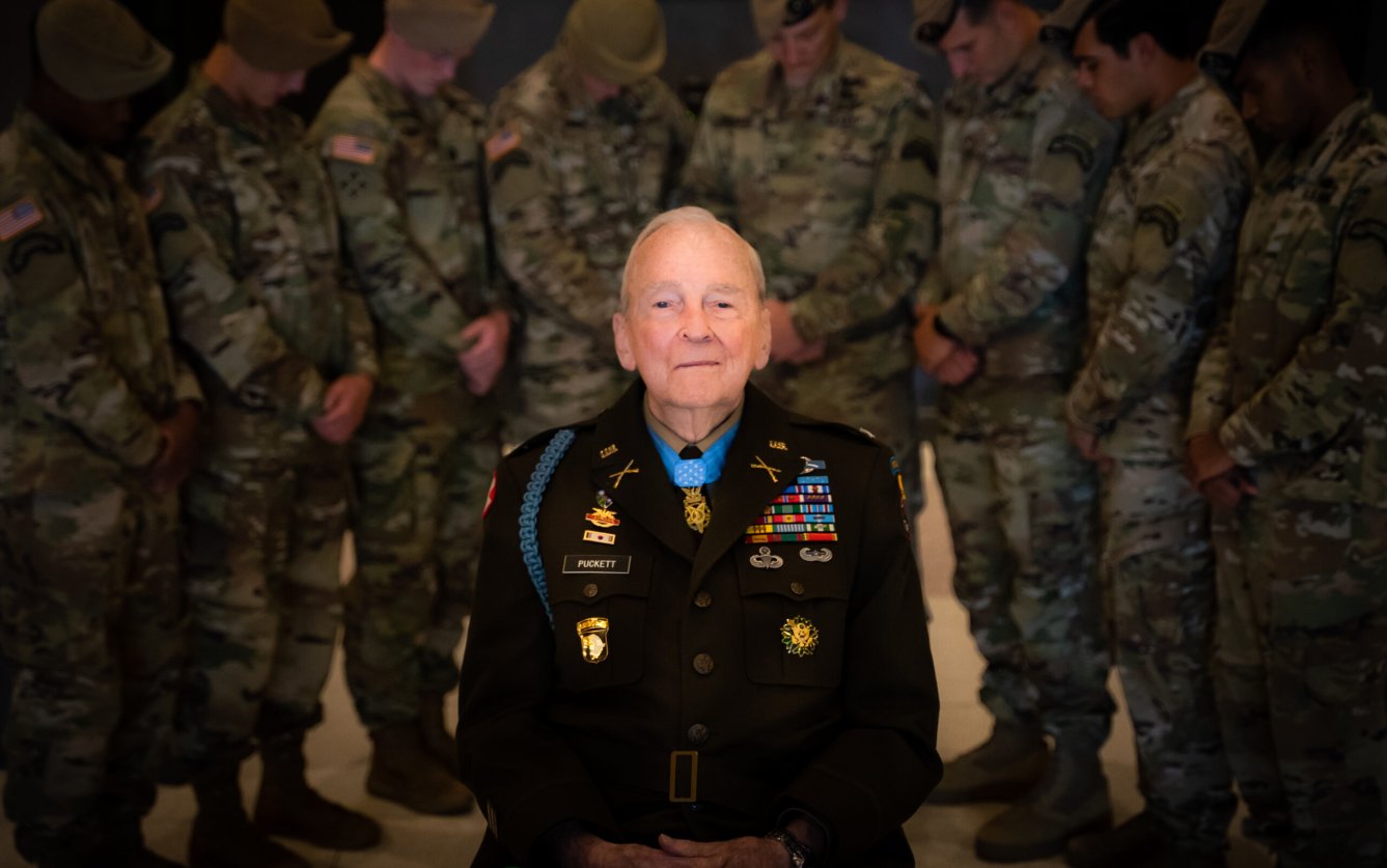 Ranger legend Col. Ralph Puckett, Jr. lies in honor at U.S. Capitol
