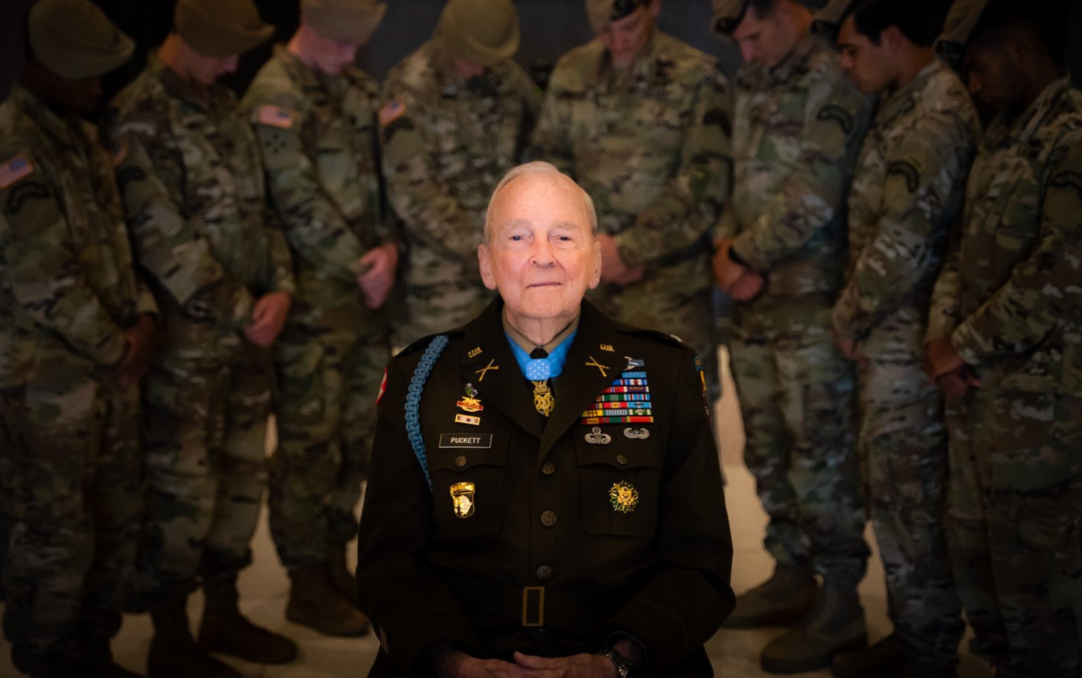 Ranger legend Col. Ralph Puckett, Jr. lies in honor at U.S. Capitol
