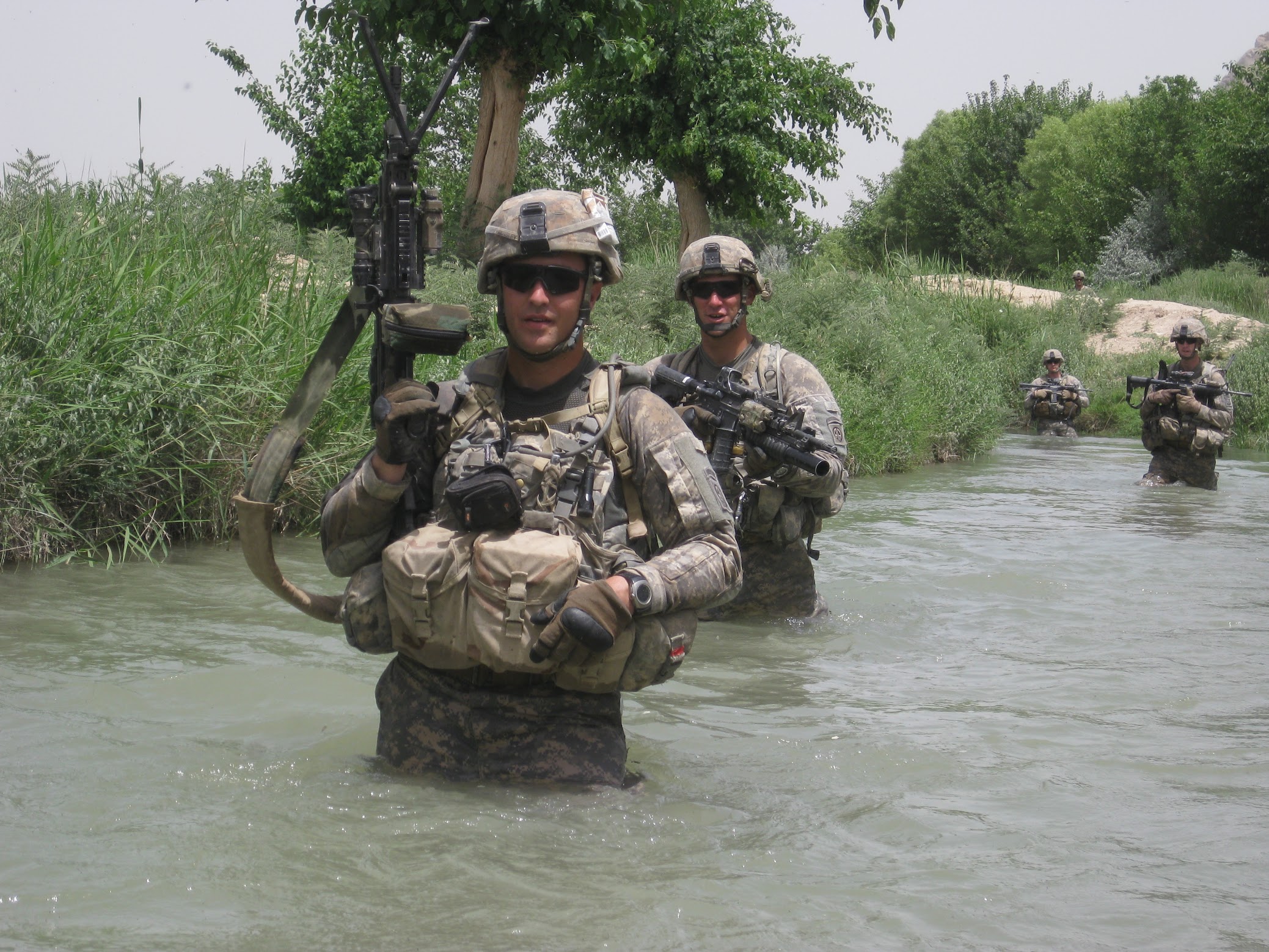 2nd Platoon, Bravo Company, 2/508 PIR paratroopers