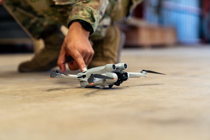 This video flies through the Army’s first small drone obstacle course