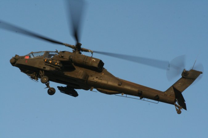 Apache helicopter