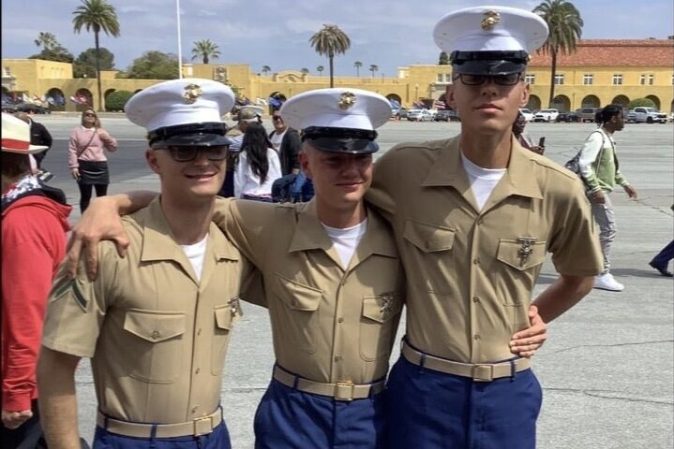 Married Marines graduate from Parris Island boot camp together