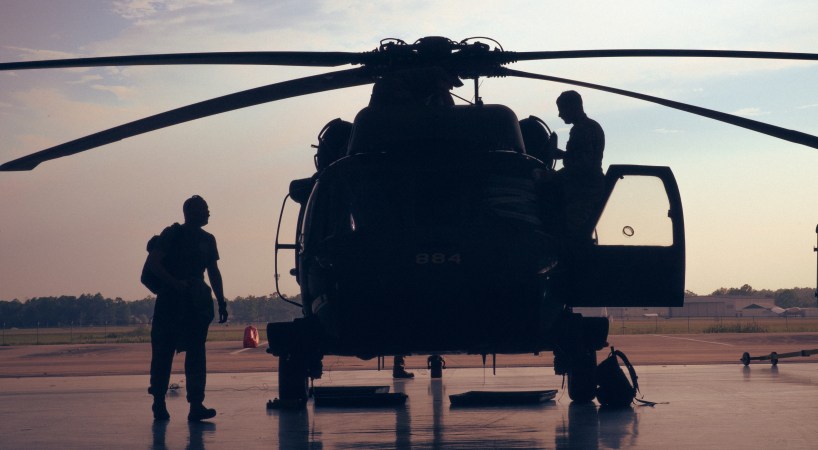UH-60 pilots good luck save a life