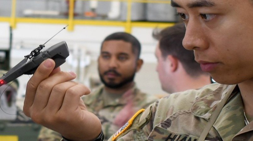 National Guard soldiers training with ‘pocket-sized’ drones