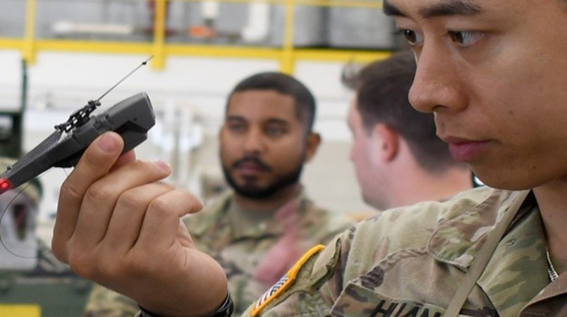 National Guard soldiers training with ‘pocket-sized’ drones