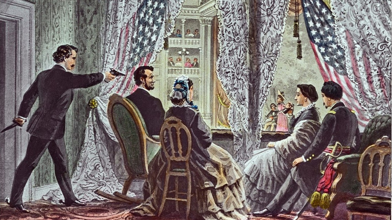 A print depicting the assassination of President Abraham Lincoln (image courtesy Wikimedia Commons)
