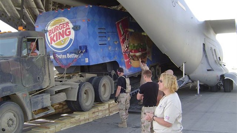 Burger King Trailer Arrives In Afghanistan For Troops