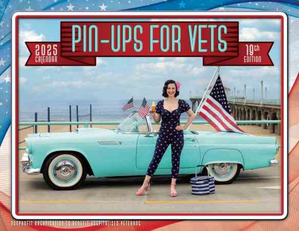 Veteran women roll out the latest edition of the Pin-Ups For Vets calendar