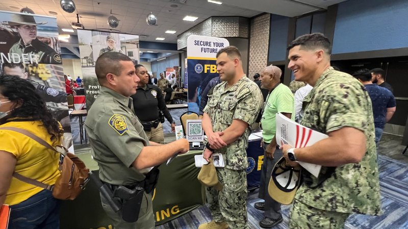 Hundreds of service members, civilians, families, and members of the community gathered at the installation's Community Club on Jun 26, to participate in the Fort Buchanan Hiring and Education Fair, organized by the Transition Assistance Program (TAP).