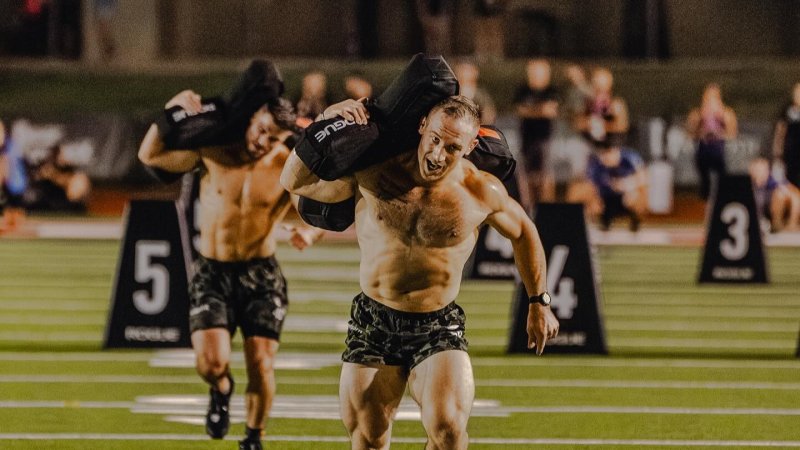 Jack Rozema, U.S. Army attorney and crossfit athlete competes at the 2024 Crossfit Games.