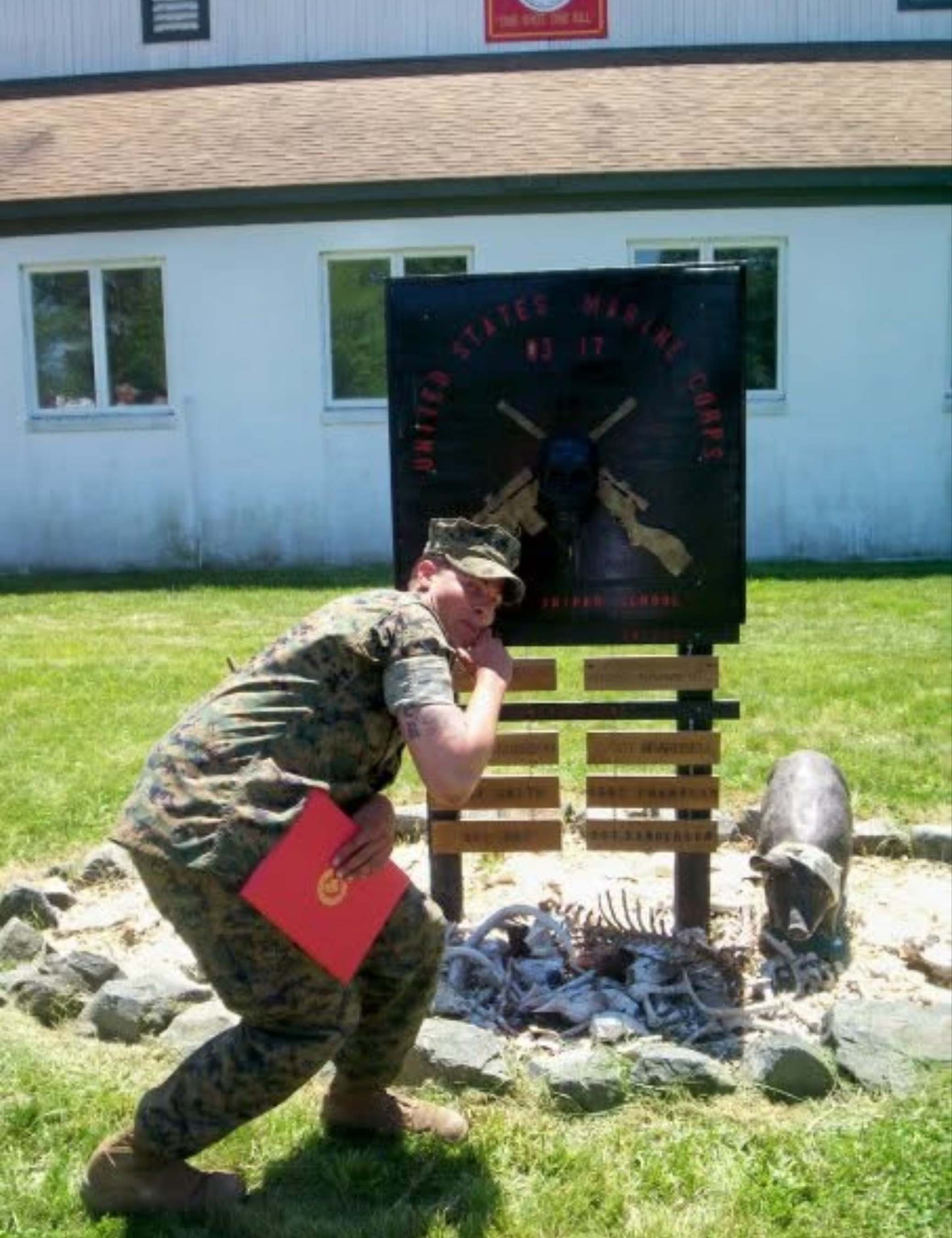 Lance Cpl. Sergio Snyder served as a Marine scout sniper.