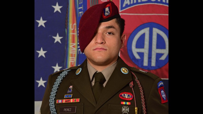 Pfc. Matthew Perez died in training on Sept. 13.