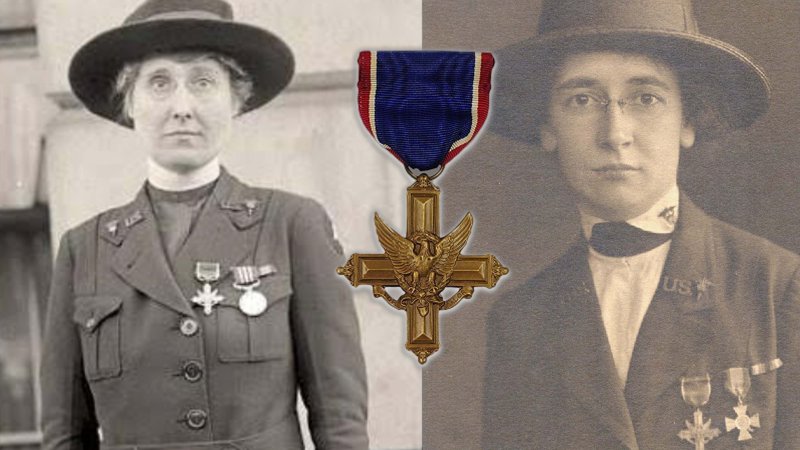 The first two Distinguished Service Cross recipients were two female Army nurses.