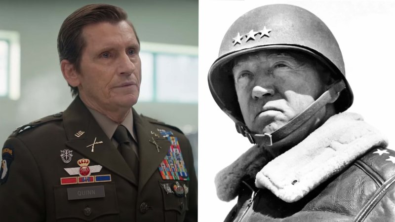 Actor Denis Leary's new character Col. Patrick Quinn is based on Gen. George S. Patton, with a comedic twist.