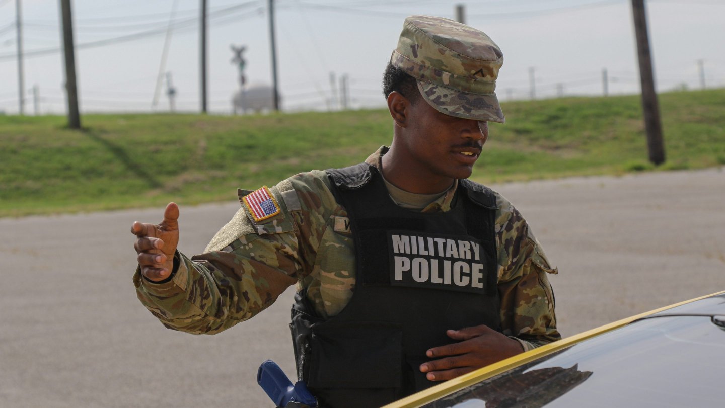 The Army is making deep cuts to its number of military police