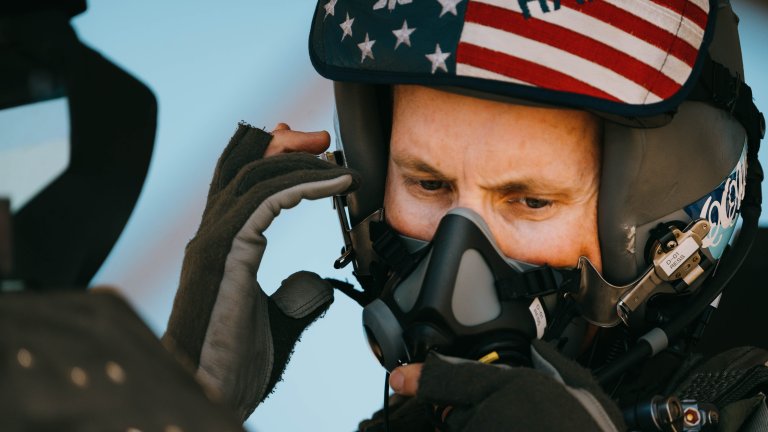 U.S. Air Force Lt. Col. Michael Ress, 309th Fighter Squadron commander, fastens his oxygen mask to his helmet in the cabin of a U.S. Air Force F-16 Fighting Falcon for the final F-16 flight of the 309th FS, Feb. 26, 2025, at Luke Air Force Base, Arizona. While the 56th Fighter Wing will continue to support legacy aircraft like the F-16 for international partners, the wing’s mission has sharpened its focus on the U.S. Air Force’s latest fifth-generation fighter, the F-35A Lightning II. The 56th FW mission is essential to generating combat airpower. (U.S. Air Force photo by Senior Airman Katelynn Jackson)