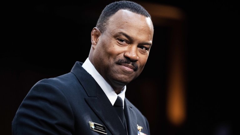 UNITED STATES - SEPTEMBER 12: Vice Admiral Alvin Holsey, U.S. Navy, nominee to be admiral and Commander, United States Southern Command, prepares to testify during the Senate Armed Services Committee confirmation hearing in Dirksen building on Thursday, September 12, 2024. (Tom Williams/CQ Roll Call)