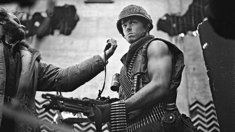 Actor Adam Baldwin as Animal Mother, an M60-machine gunner with a platoon of Marines the City of Hue.