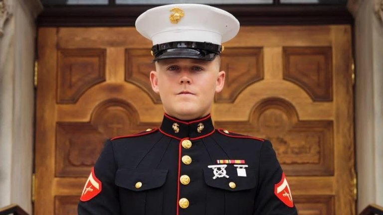 Marine Sgt. Gordon Reed as a lance corporal. After he collapsed during a PT test, family and friends said a series of mistake reduced his chances of survival.