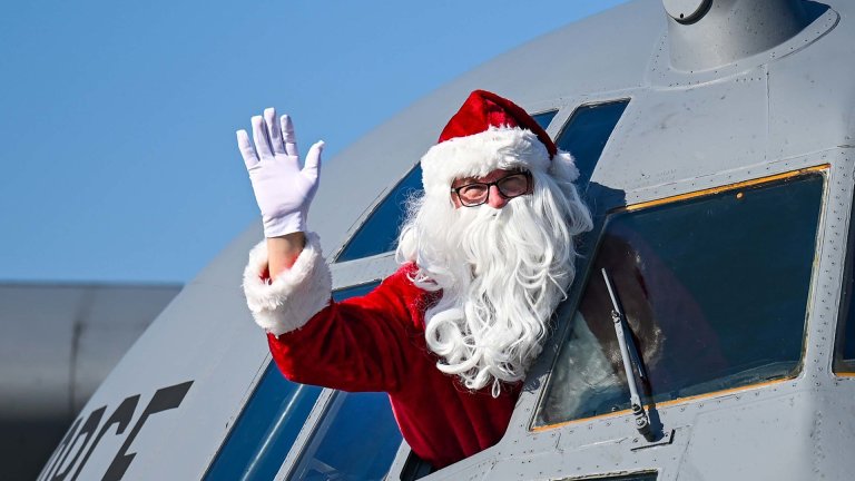 guess who's back? Santa Claus agreed not to cancel Christmas for the entire US Air Force after officials at two bases gave the go-ahead for residents to decorate their homes.