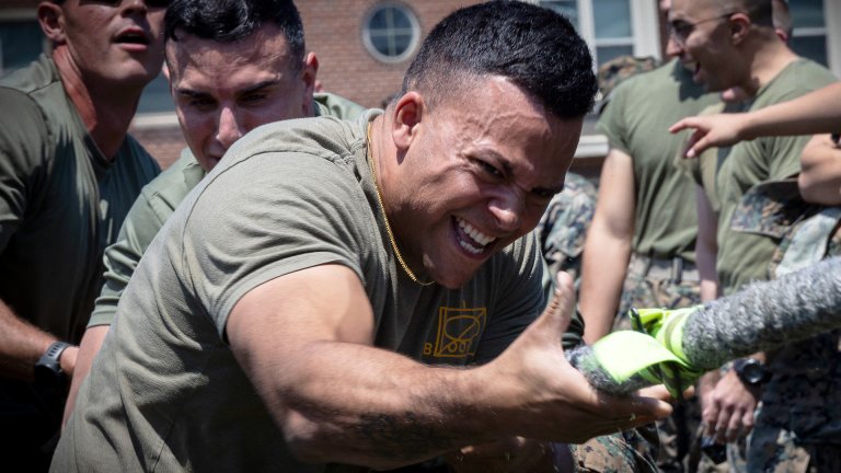 U.S. Marine Drum and Bugle Corps, Marine Barracks Washington, The Commandant's Own, Silent Drill Platoon, Drum and Bugle Corps, Color Guard