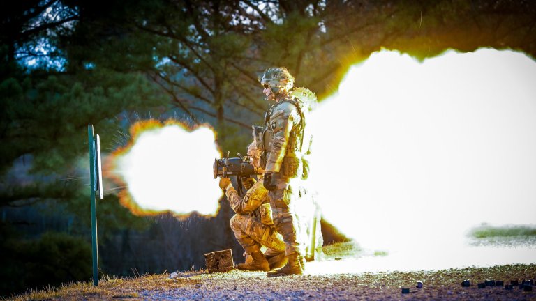 Soldiers with the 1st Squadron, 33rd Cavalry Regiment, 3rd Brigade Combat Team, 101st Airborne Division (Air Assault) maintain their proficiency on the Carl Gustaf 84mm Recoilless Rifle on a range at Fort Campbell, KY January 9, 2023. The Carl G is one of many anti-armor weapon systems that Scouts can effectively employ against a mounted threat. (U.S. Army photo by: Staff Sgt. Michael Eaddy)