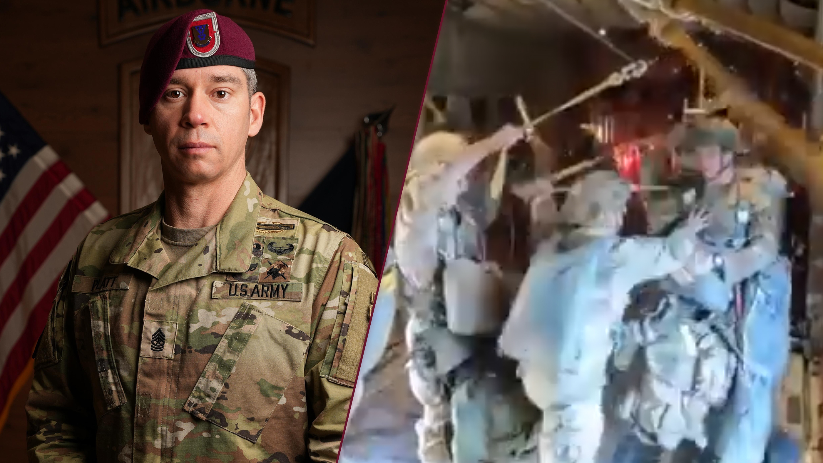 Jumpmaster who saved soldier breaks down viral video