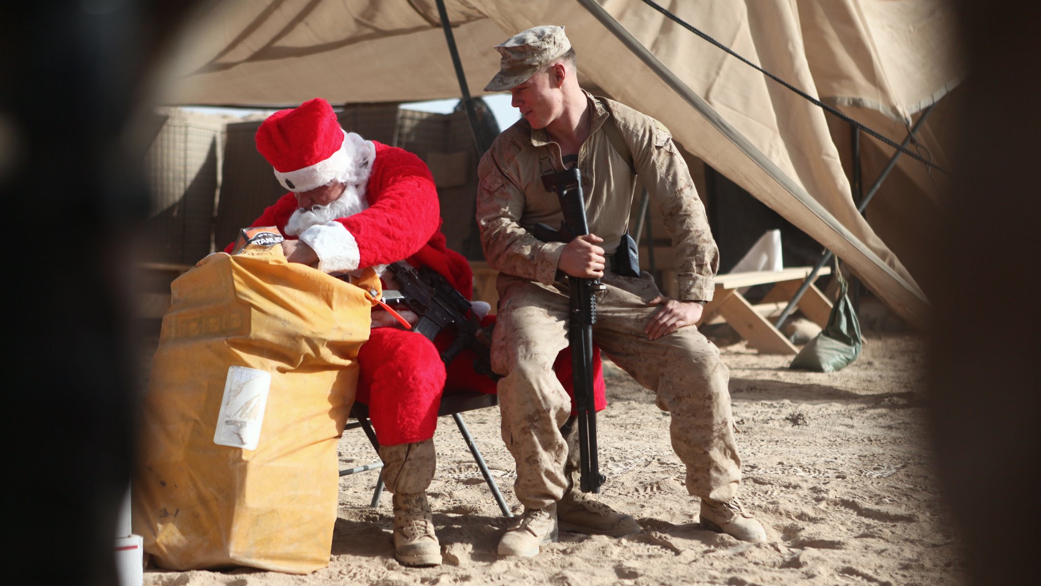 Santa deployed to helmand afghanistan