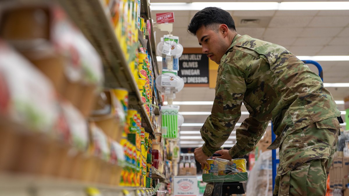 The military will now do grocery delivery for 70 on-base commissaries across the US