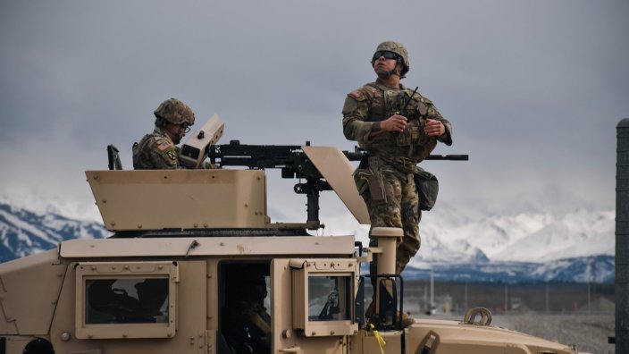 Soldiers of the 49th Missile Defense Battalion defend the United States and other designated areas from intercontinental ballistic missile attack and provide critical site security of the missile defense complex at Fort Greely, Alaska. (U.S. Army photo)
