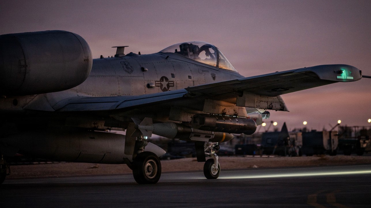 Image: U.S. CENTRAL COMMAND AREA OF RESPONSIBILITY (Jan. 10, 2026) A U.S. Air Force A-10 Thunderbolt II taxis at a base in the U.S. Central Command area of responsibility in support of Operation Hawkeye Strike, Jan. 10, 2026. (U.S. Air Force photo)
