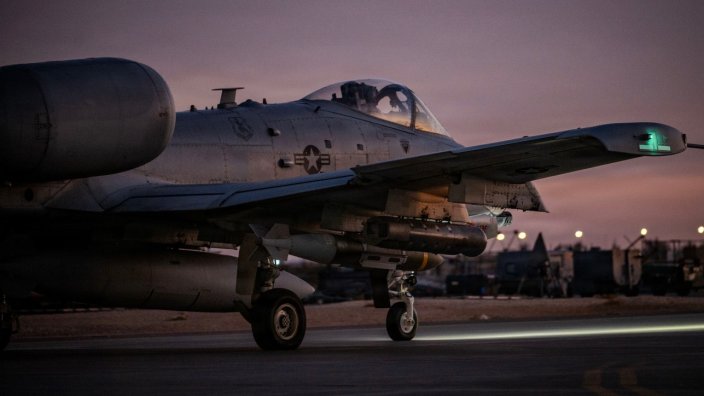 Image: U.S. CENTRAL COMMAND AREA OF RESPONSIBILITY (Jan. 10, 2026) A U.S. Air Force A-10 Thunderbolt II taxis at a base in the U.S. Central Command area of responsibility in support of Operation Hawkeye Strike, Jan. 10, 2026. (U.S. Air Force photo)