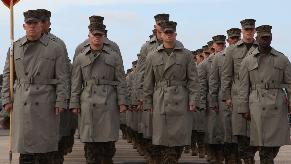 Marines suspend use of all-weather coat that ‘bleeds’ orange