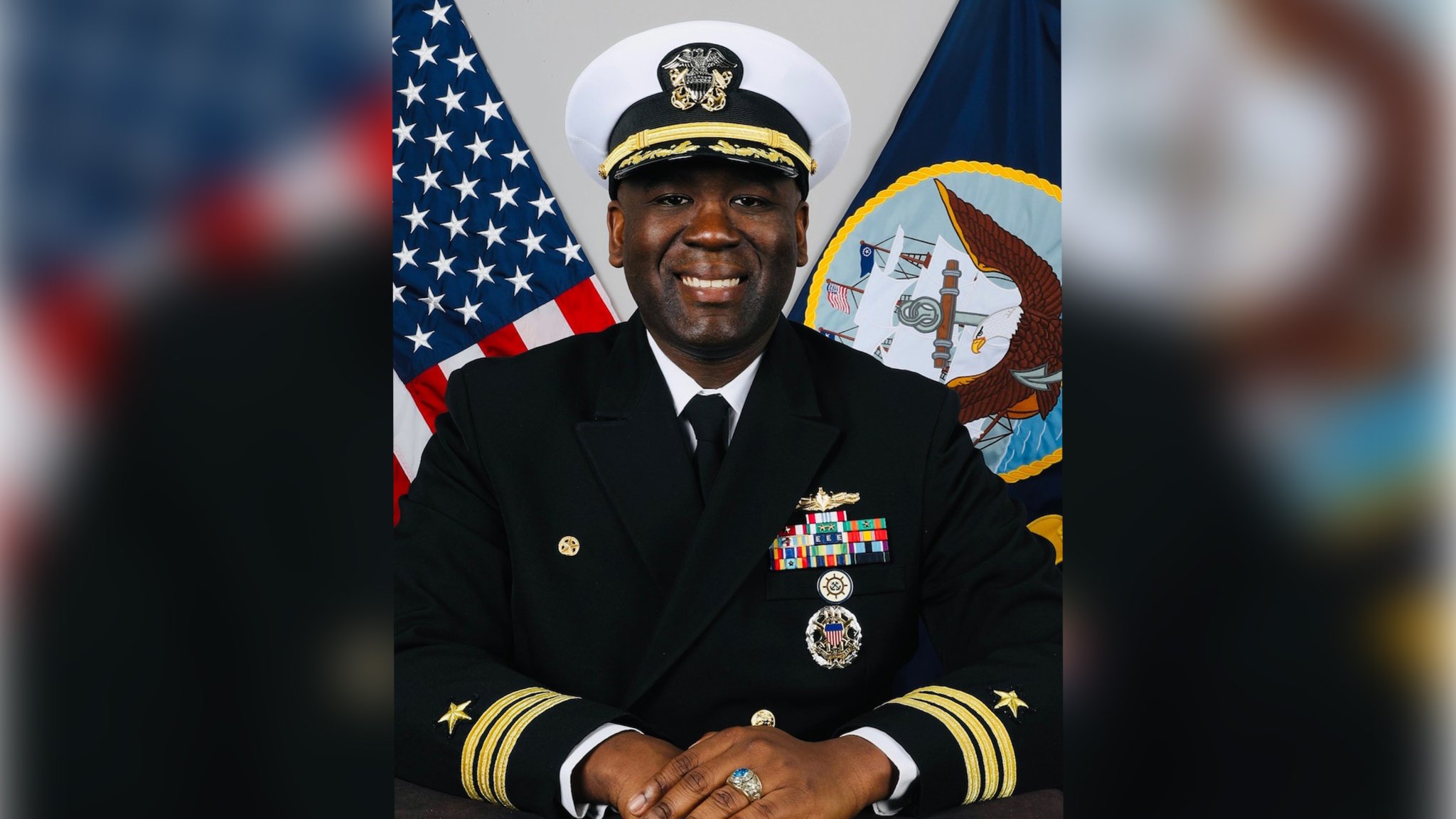 Cmdr. James Koffi was removed from command of the USS Truxtun days after it hit a supply vessel, injuring two sailors.